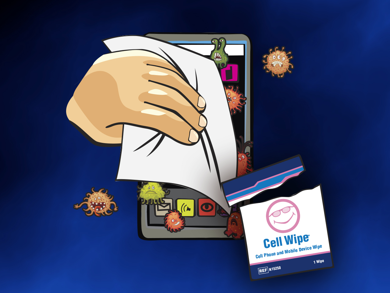 Mobile Device Cleaning: Cell Wipe™ & Cell Shield™ - Neotech Products